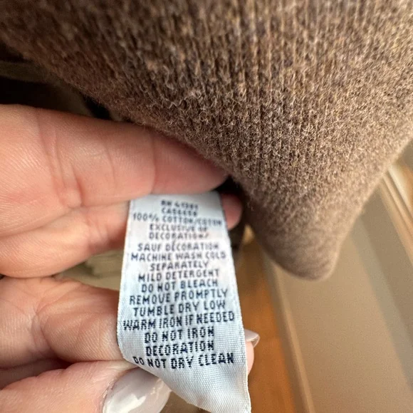 Polo Ralph Lauren Brown Qtr Zip Pullover XL - Picture 5 of 5